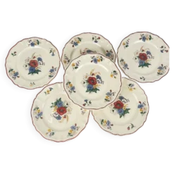 Lot de 6 assiettes plates