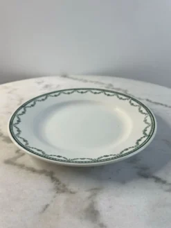 Lot de 6 assiettes plates en faïence Saint Amand 22,5cm