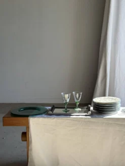Lot de 10 assiettes plates en porcelaine de Limoges France à fleurs