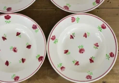 Lot de 12 assiettes, 6 plates et 6 creuses n1