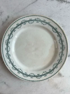 Lot de 2 assiettes plates GIEN, Collection Austerlitz