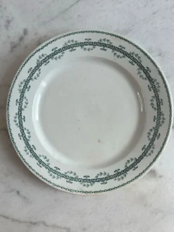 Lot de 2 assiettes plates GIEN, Collection Austerlitz