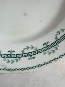 Lot de 2 assiettes plates GIEN, Collection Austerlitz