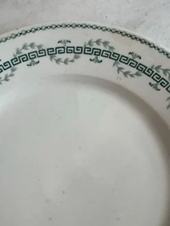 Lot de 2 assiettes plates GIEN, Collection Austerlitz