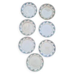 Lot De 7 Assiettes Plates Modèle Houx HB