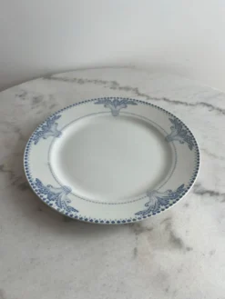 Lot de 6 assiettes plates Service Windsor Creil et Montereau 24,5cm