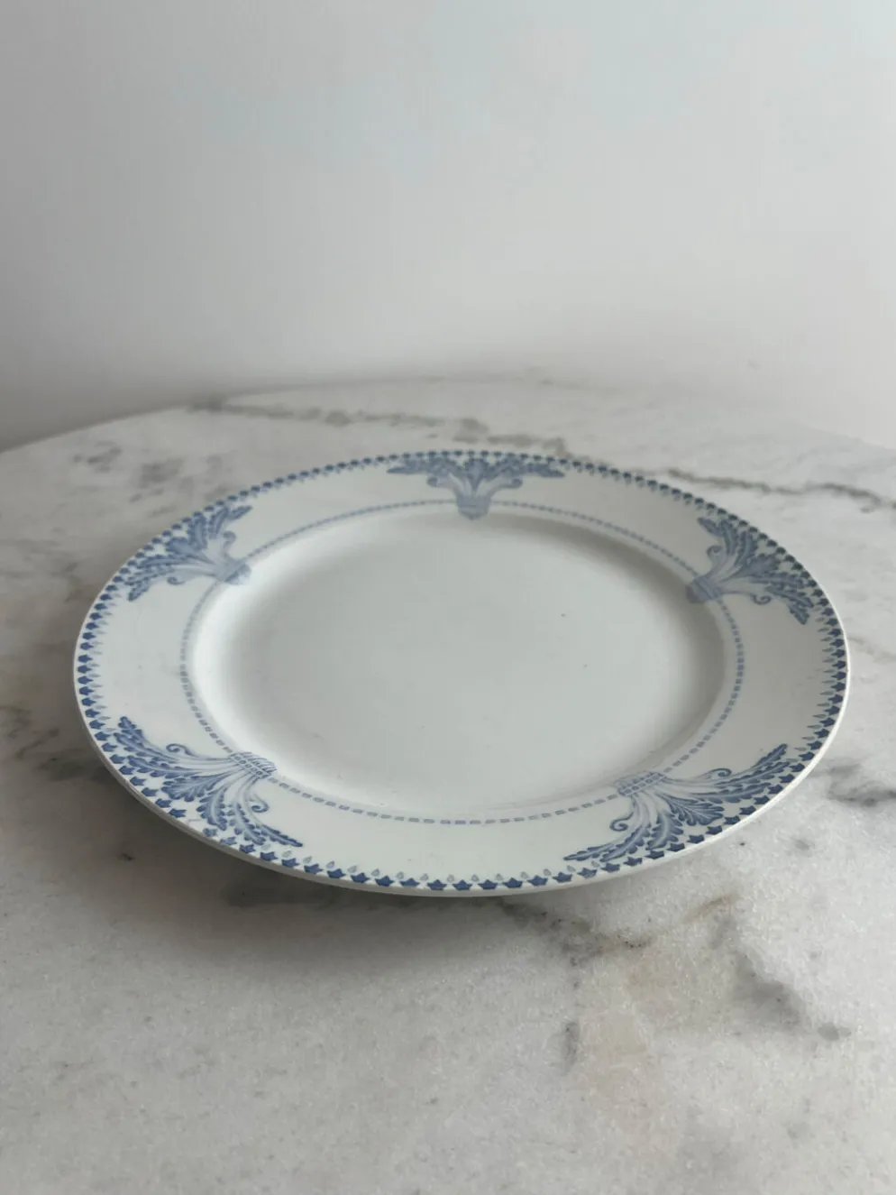 Lot de 11 assiettes plates Service Windsor Creil et Montereau 24,5cm