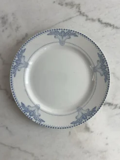 Lot de 11 assiettes plates Service Windsor Creil et Montereau 24,5cm