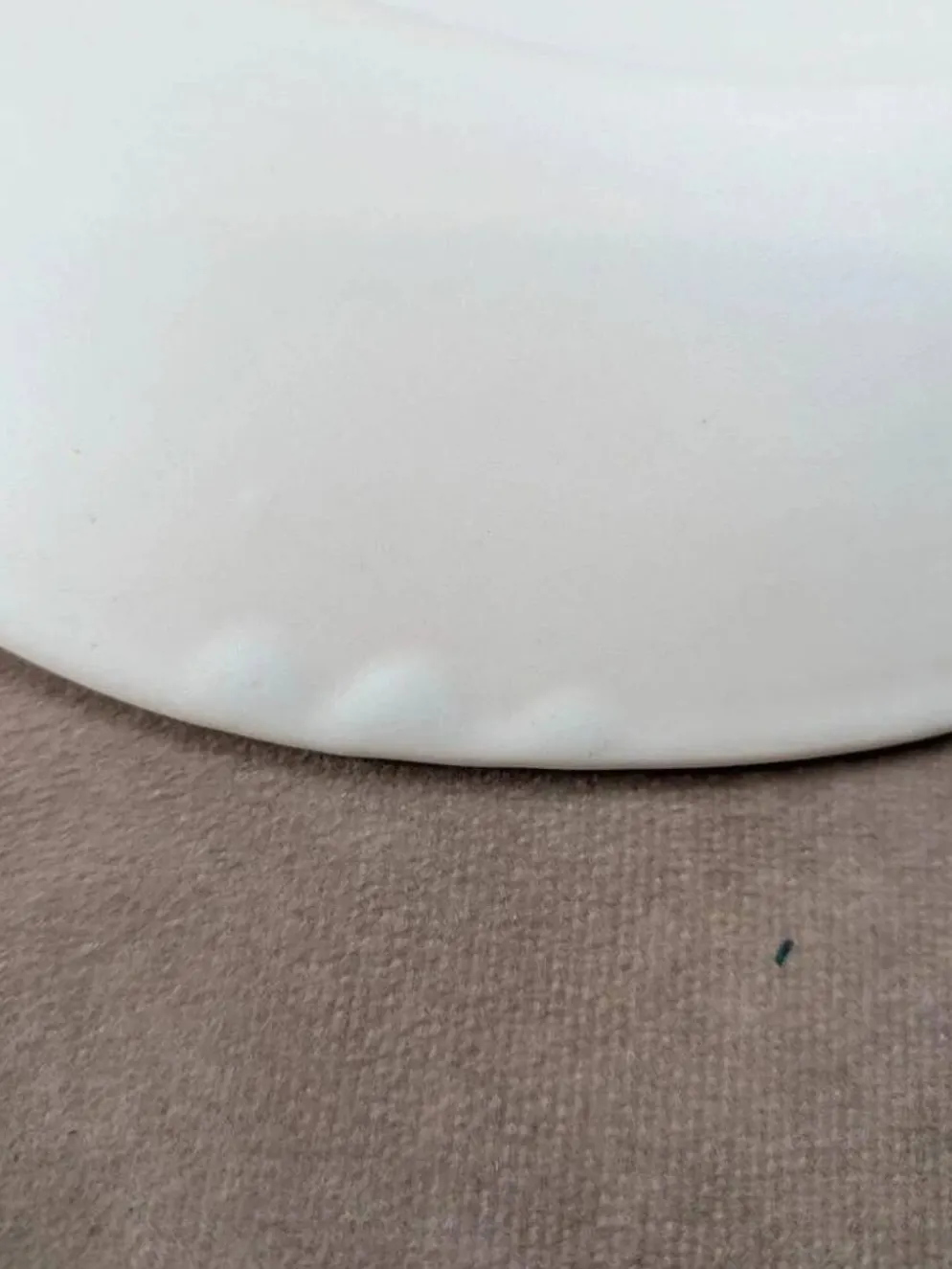 Lot de 6 assiettes plates vintage Niderviller style Capron Vallauris