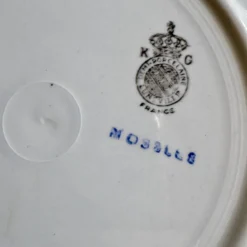 Lot de 10 assiettes plates vintage dépareillées (L12)