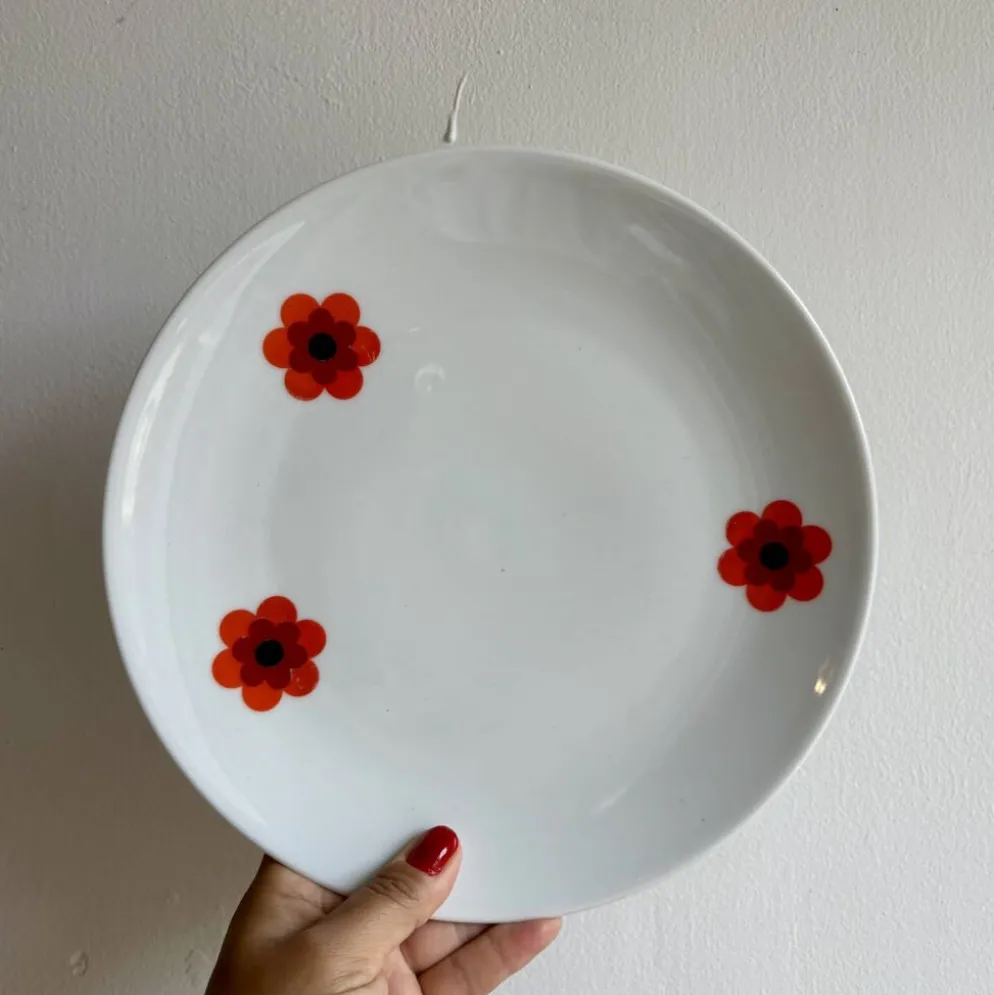 Lot de 10 assiettes plates vintage, Scherzer Bavaria