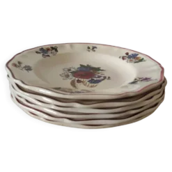 Lot de 6 assiettes Sarreggumine Agreste