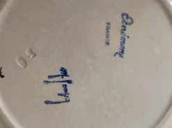 lot de 5 assiettes 1930 signées Marcel Goupy