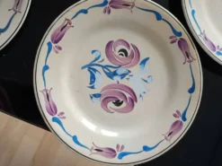 lot de 5 assiettes 1930 signées Marcel Goupy