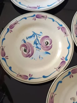 lot de 5 assiettes 1930 signées Marcel Goupy