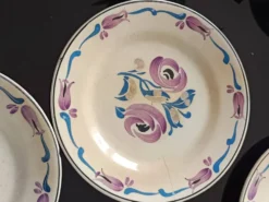 lot de 5 assiettes 1930 signées Marcel Goupy
