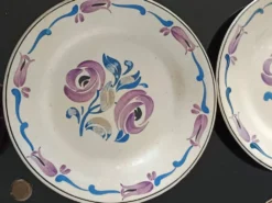 lot de 5 assiettes 1930 signées Marcel Goupy
