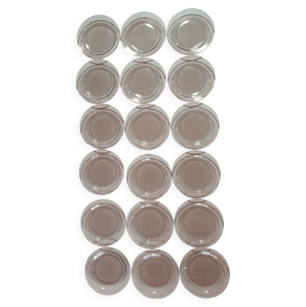 lot de 18 assiettes vintage duralex en verre grise la parisienne