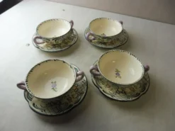 Lot de bols à soupe, décor Georg Schmider Zeller, Dekor Favorite