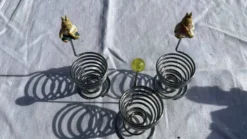 Lot de 7 cocotiers diabolo métal design