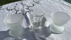 Lot de 3 cocotiers en verre