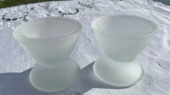 Lot de 3 cocotiers en verre