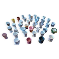 Lot de 38 coquetiers