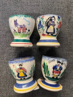Lot de coquetiers artisanaux