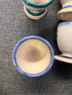 Lot de coquetiers artisanaux