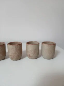 Lot de 6 coquetiers en grès