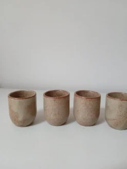 Lot de 6 coquetiers en grès