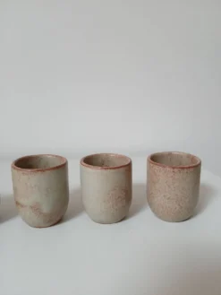 Lot de 6 coquetiers en grès