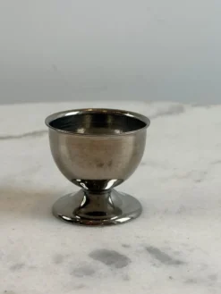 Lot de 3 coquetiers en inox