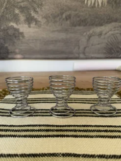 Lot de 3 coquetier spirale