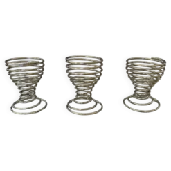 Lot de 3 coquetier spirale