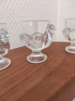 Lot de 3 coquetiers Poule