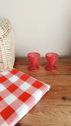 Lot de 2 coquetiers ressorts