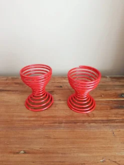 Lot de 2 coquetiers ressorts