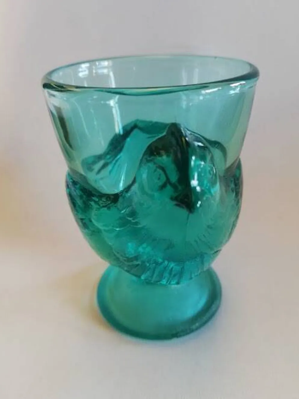 Lot de 3 coquetiers vintage en verre
