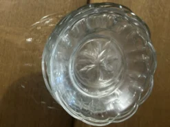 Lot de 8 coupelles en cristal à décor floral, France début XX e s