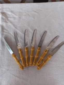 Lot de 7 couteaux vintage