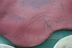 Lot de 3 dessous de plats en céramique artisanale raku