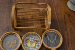 Lot de dessous de verre papillons