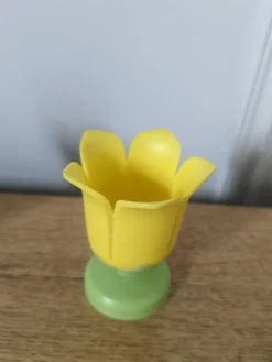 Lot de deux coquetiers tulipes