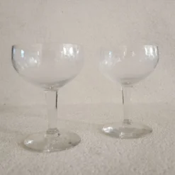 Lot de deux coupes à champagne