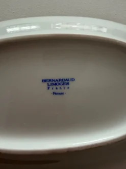 Lot de deux raviers en porcelaine Limoges Bernardaud