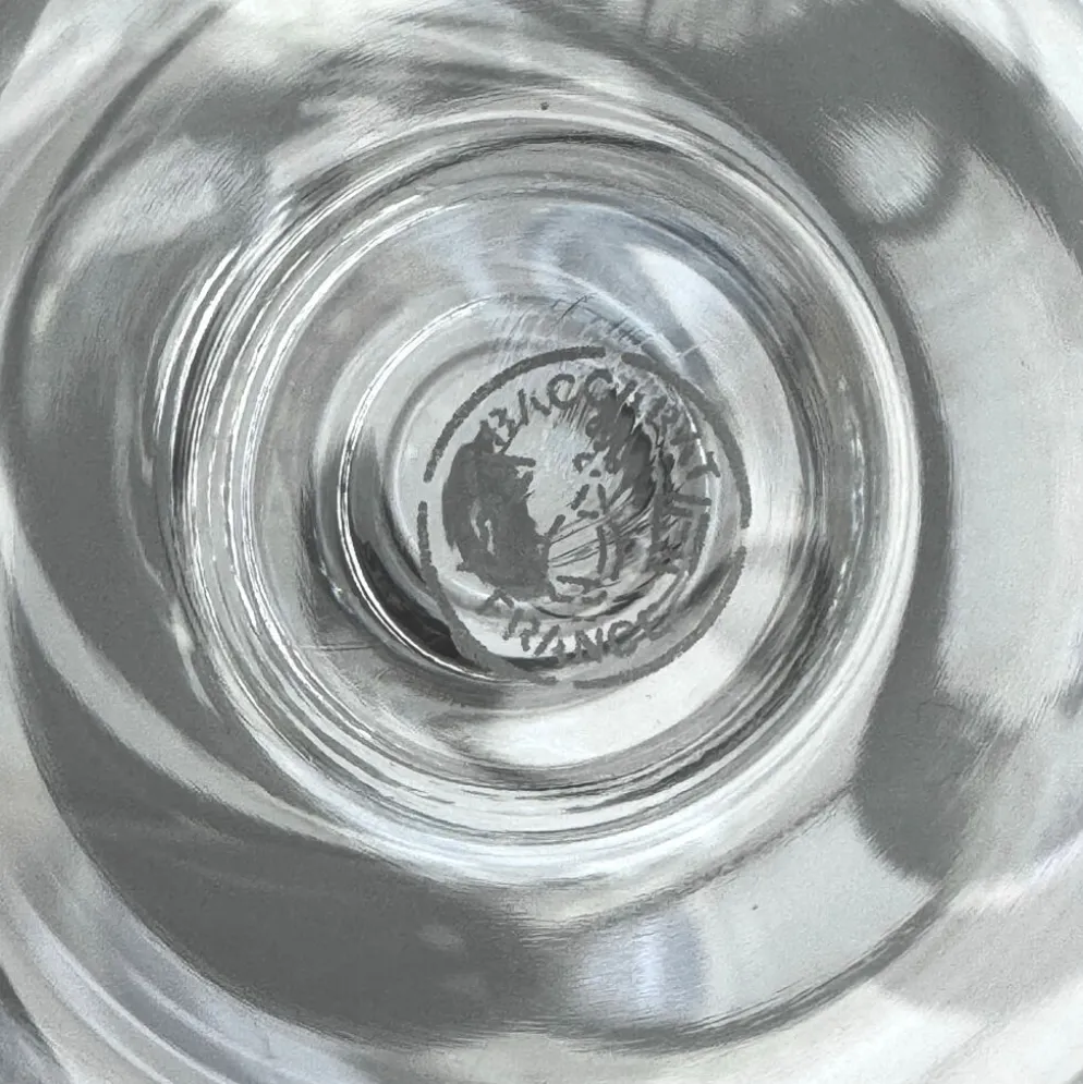 Lot de deux verres à Cognac en Cristal de Baccarat