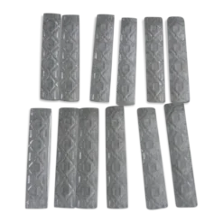 Lot de douze porte couteaux en cristal dans leur boite