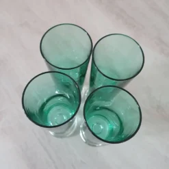 Lot de 4 flûtes vertes modèle Cavalier par Luminarc