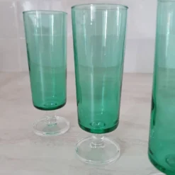 Lot de 4 flûtes vertes modèle Cavalier par Luminarc